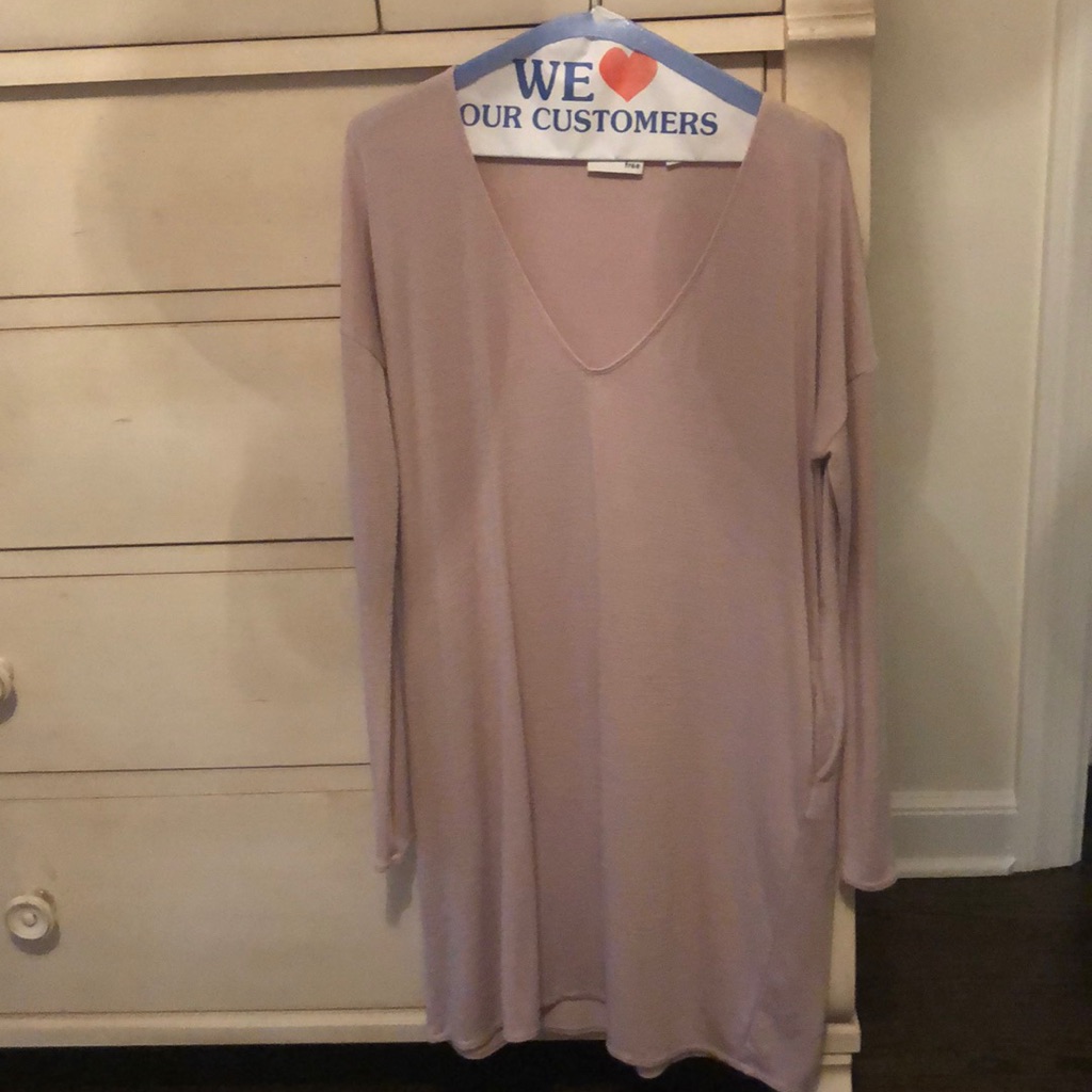 Pink Sweater Dress